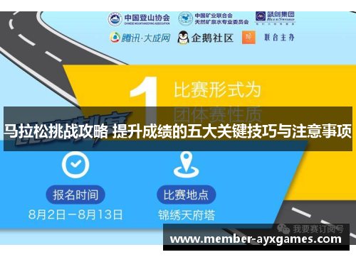 马拉松挑战攻略 提升成绩的五大关键技巧与注意事项 马拉松挑战攻略 提升成绩的五大关键技巧与注意事项