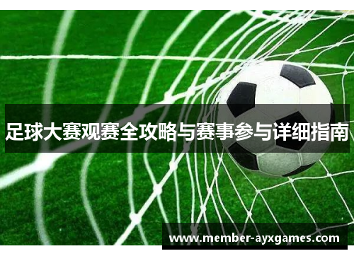足球大赛观赛全攻略与赛事参与详细指南